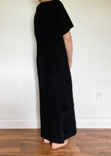 Black 90's Cotton Ginny Maxi Dress
