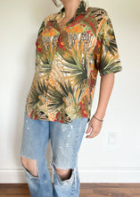 90's BonWorth Patterned Button Up Tee