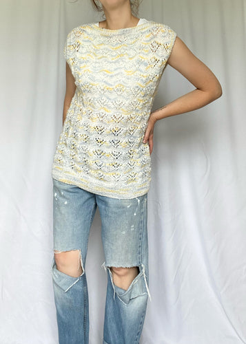 90's Hand Knit Sweater Vest