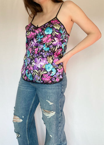 90's Floral Chemise