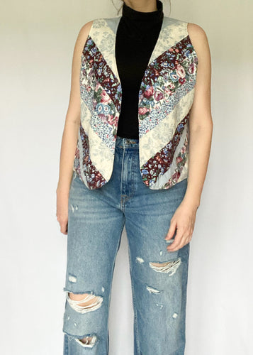 Vintage Handmade Patchwork Vest