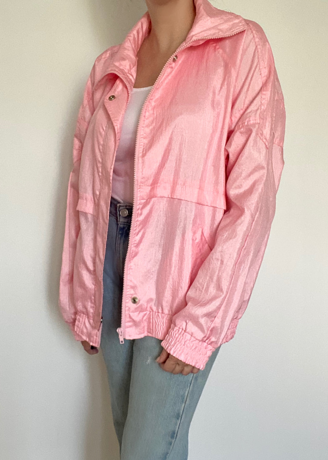 Pink 90's Track Jacket