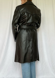 80's Black Leather Jacket