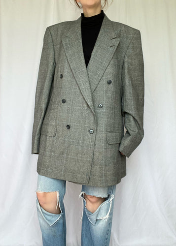 80's Grey Blazer