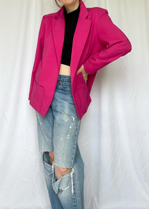 90's Hot Pink Blazer