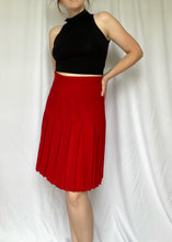 80's Jeremy Scott Wool Pleated Skirt