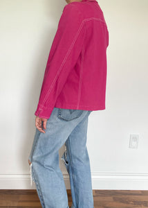 Late 90's Hot Pink Denim Jacker