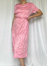 80's Pink Belted Dress