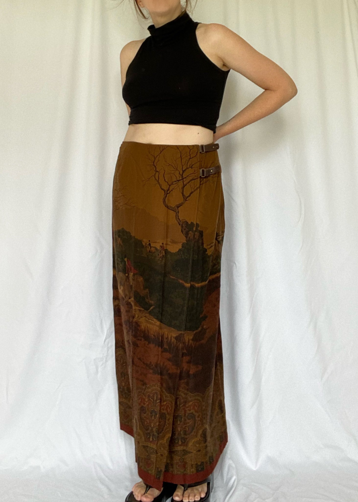 Vintage 90 s Ralph Lauren Wrap Skirt