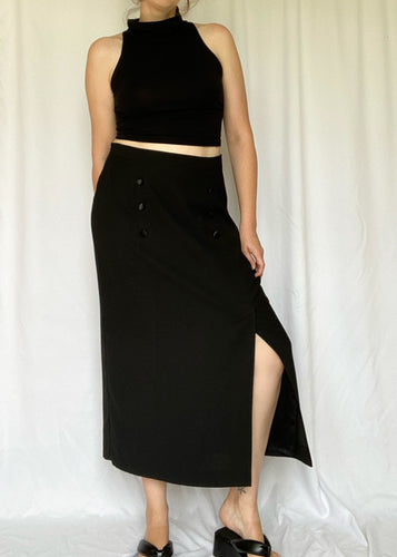 90's Black 3/4 Skirt