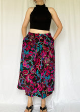 Colourful 80's Full Skirt