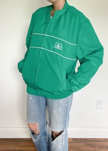FOR CHARITY: 80's Green Bomber Jacket
