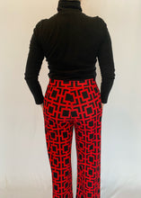 Black and Red 90's Flares