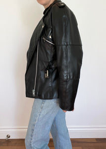 80's Leather Moto Jacket