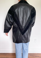 80's Leather Coat