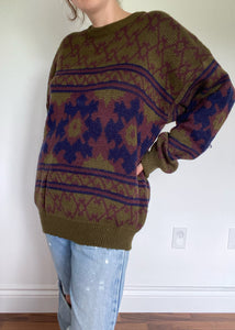 80's Knit Crew Pullover
