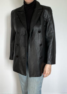 Double Breasted Danier Leather Jacket