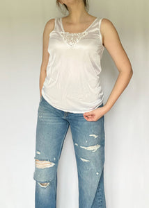 80's White Camisole