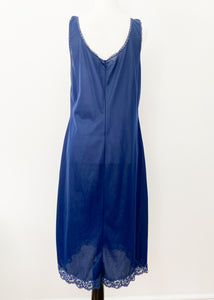 1970's Navy Blue Slip Dress