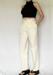 80's Ivory Trousers