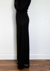 90's Semi-Sheer Wide Leg Flares