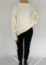 Ivory Hand Knit Pullover