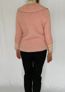 70's Pink Wool Pullover Sweater