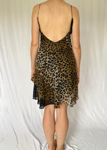 90's Leopard Print Party Dress