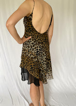 90's Leopard Print Party Dress