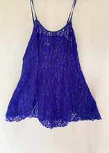 90's Blue Lace Negligee