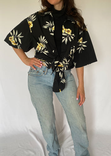 Black Hawaiian Shirt