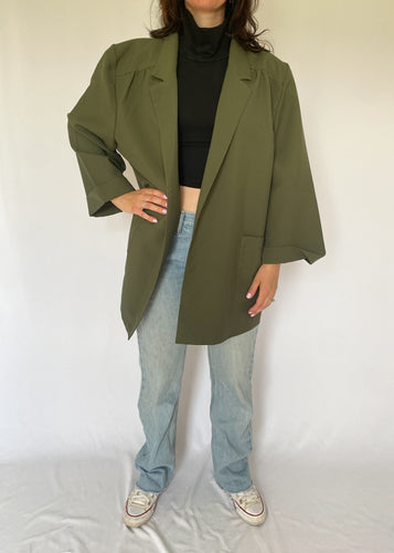 90's Olive Green Blazer