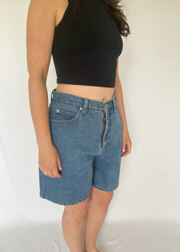 90's Medium Wash Denim Short
