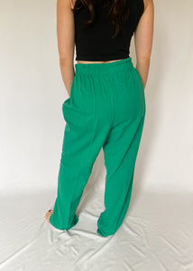 80's Kelly Green Trousers