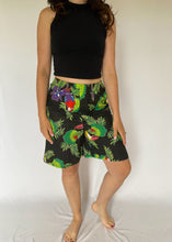 90's Tropical Print Bermuda Shorts