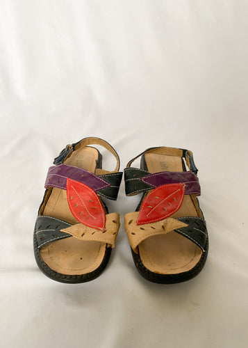 Chunky 90's Slingback Sandals