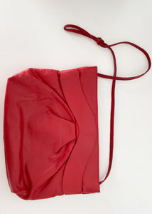 80's Red Leather Handbag