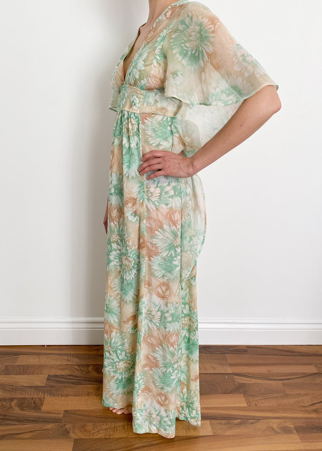 70's Floral Dress