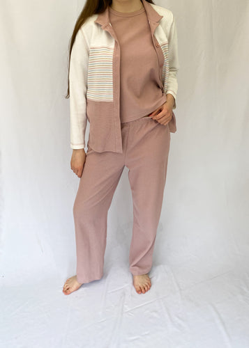 Pink 3PC Grandma Pant Set