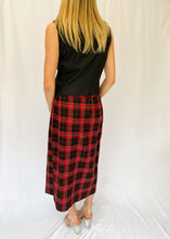 90's Plaid 2PC Vest/Skirt Set