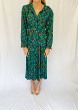 80's Green Skirt and Blouse Set