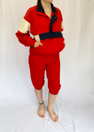 80's LIFA Jacket and Capri 2PC Set