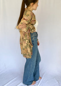 90's Floral Duster