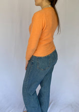 90's Peach Angora Sweater