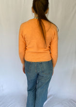 90's Peach Angora Sweater