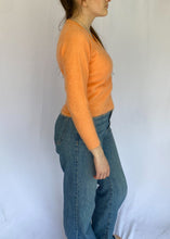 90's Peach Angora Sweater
