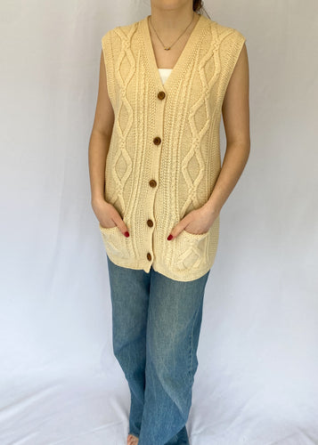 90's Wool Club Monoco Vest