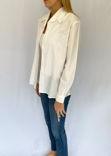 Cherub Embroidered 90's Button Up