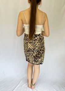 90's Cheetah Print Pencil Skirt