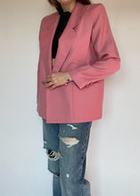 80's Pink Wool Blazer